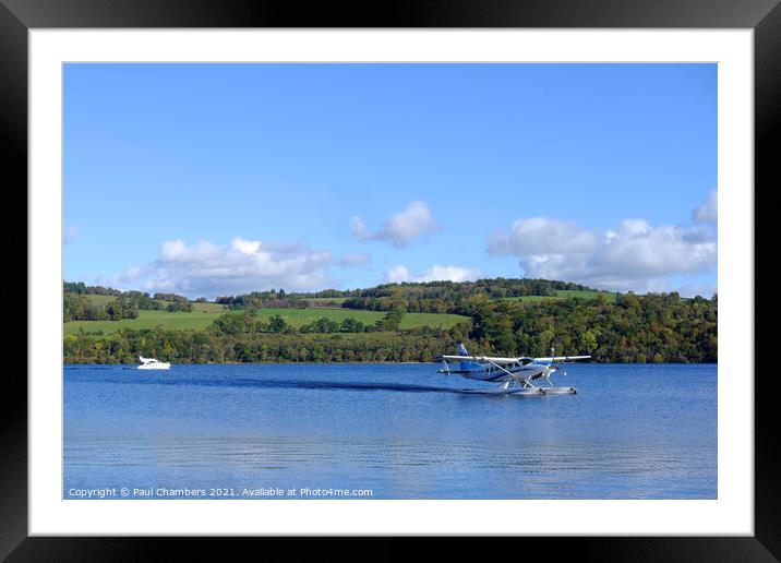 Soaring over Loch Lomond Framed Mounted Print by Paul Chambers