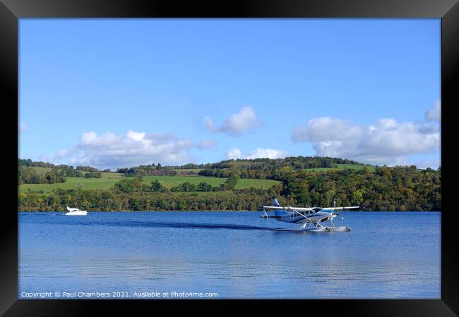 Soaring over Loch Lomond Framed Print by Paul Chambers