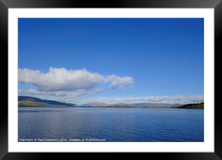  Loch Lomond Framed Mounted Print by Paul Chambers