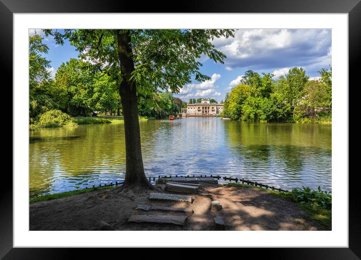 Lazienki Park in Warsaw Framed Mounted Print by Artur Bogacki