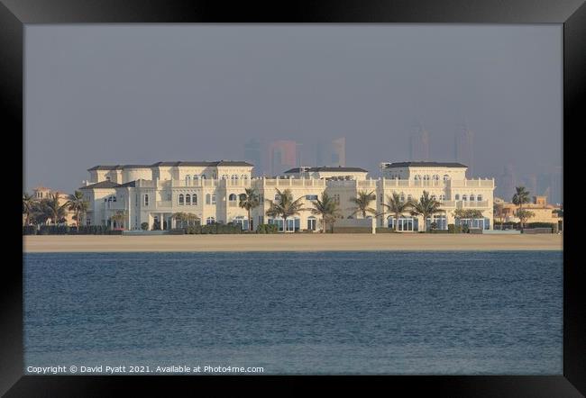 Dubai Luxury Property    Framed Print by David Pyatt