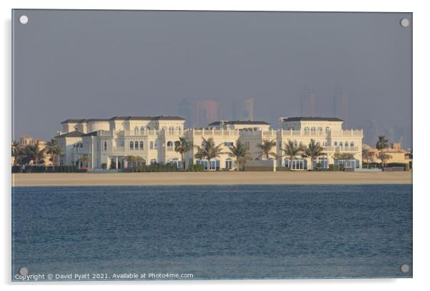 Dubai Luxury Property    Acrylic by David Pyatt