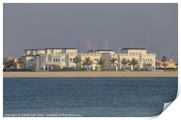 Dubai Luxury Property    Print by David Pyatt