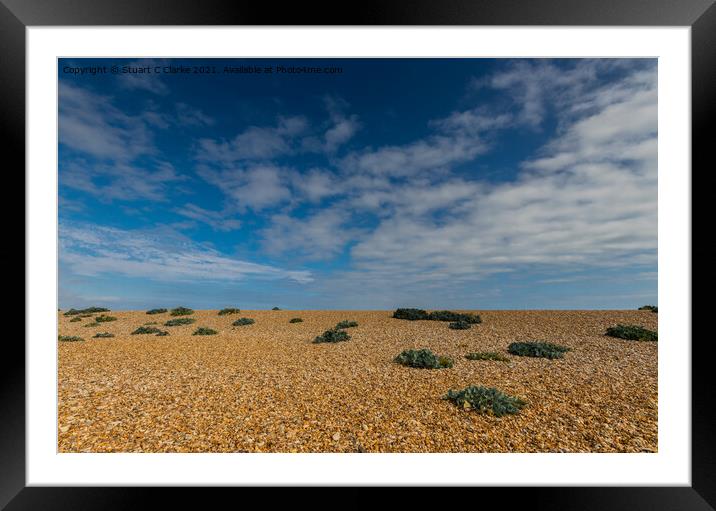 Pagham Harbour Framed Mounted Print by Stuart C Clarke