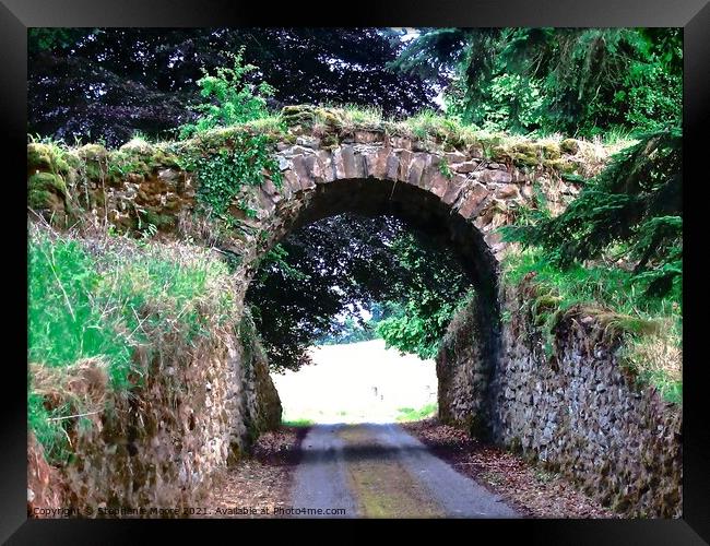 Ancient Bridge Framed Print by Stephanie Moore