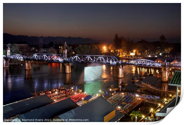 Bridge on the River Kwai Print by Raymond Evans