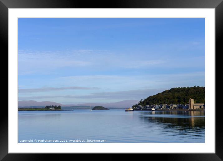Oban Harbour Framed Mounted Print by Paul Chambers