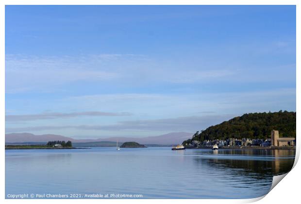 Oban Harbour Print by Paul Chambers