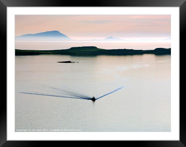 Coming Home (Waternish) Framed Mounted Print by Jon Pear
