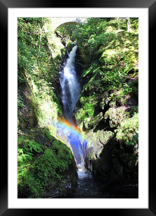 Aira Force Rainbow Framed Mounted Print by Lee Dawson