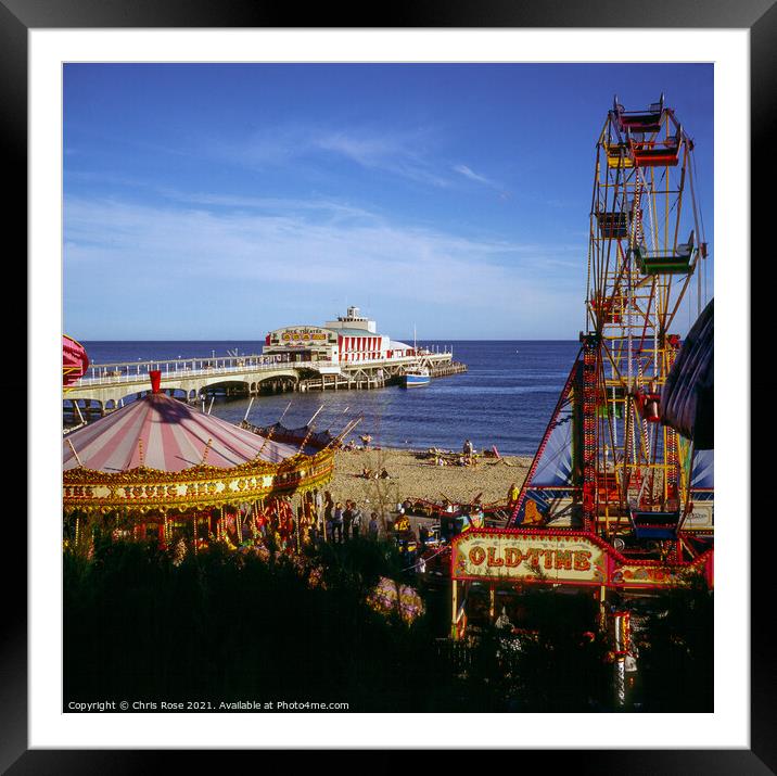Seaside funfair, Bournemouth Framed Mounted Print by Chris Rose