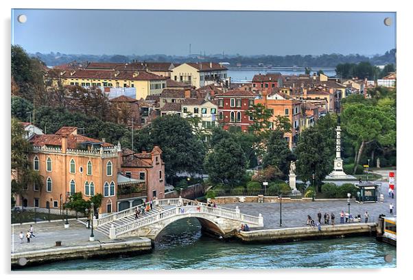 Ponte San Domenego Acrylic by Tom Gomez