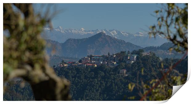 Outdoor mountain Print by NITYANANDA MUKHERJEE