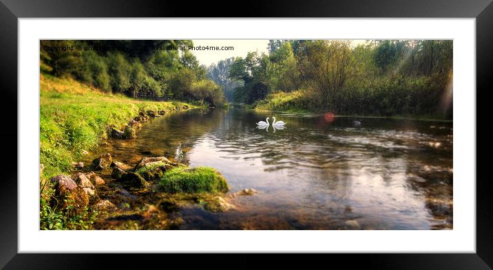 Lathkill Dale Framed Mounted Print by philip kennedy