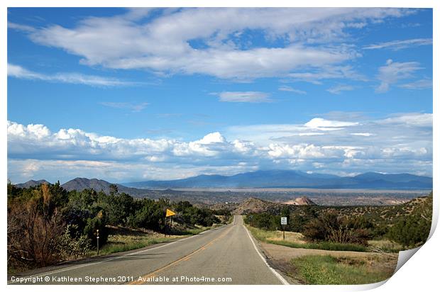 Big Sky Country Print by Kathleen Stephens