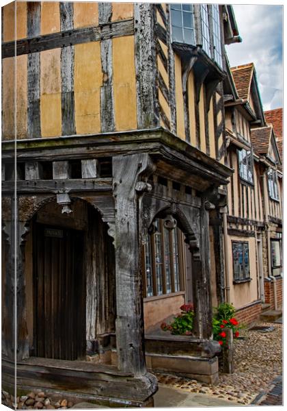 Doorway at The Lord Leycester Canvas Print by Joyce Storey