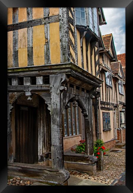 Doorway at The Lord Leycester Framed Print by Joyce Storey