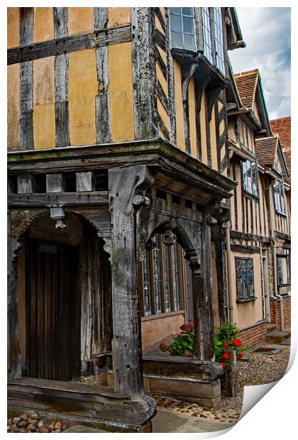 Doorway at The Lord Leycester Print by Joyce Storey