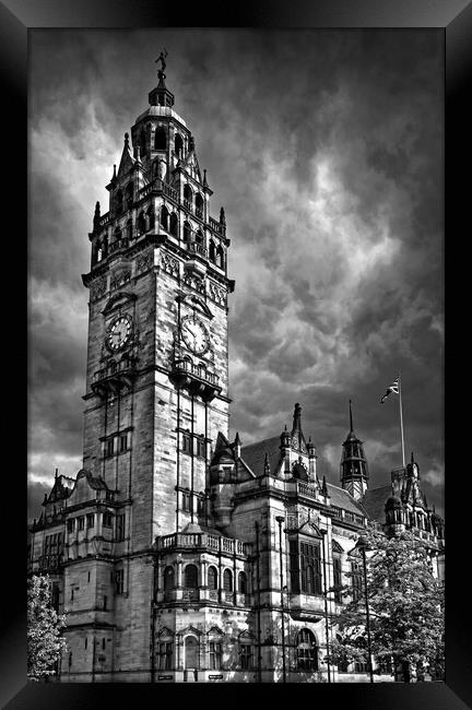 Sheffield Town Hall Framed Print by Darren Galpin