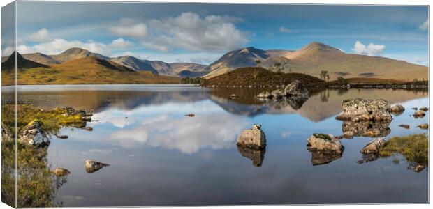 lochan na h-achlaise Canvas Print by Anthony McGeever
