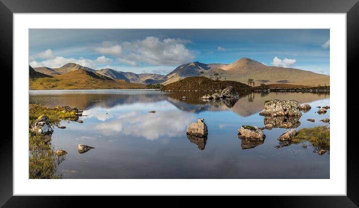 lochan na h-achlaise Framed Mounted Print by Anthony McGeever