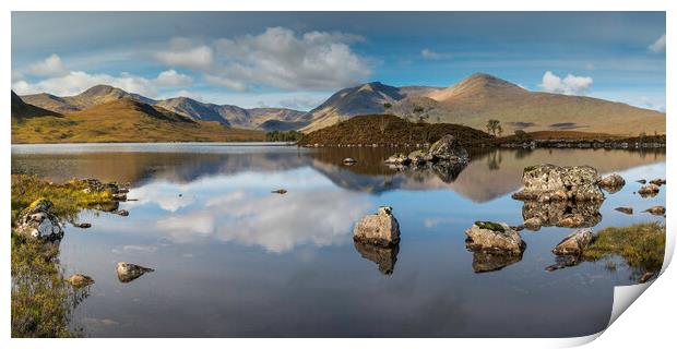 lochan na h-achlaise Print by Anthony McGeever
