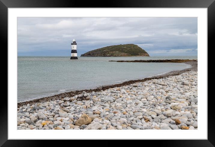 Penmon Point Lighthouse Framed Mounted Print by Jason Wells