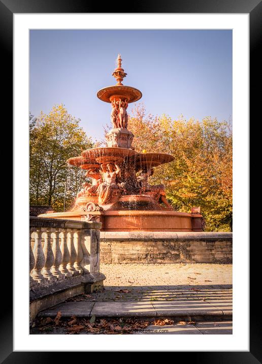 The Majestic Hubert Fountain Framed Mounted Print by Jeremy Sage