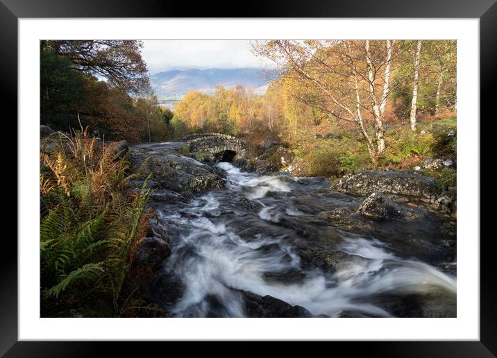 Ashness Bridge Framed Mounted Print by David Semmens