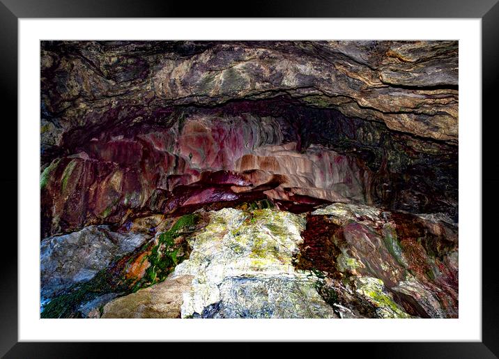 The Holy Well at holywell bay in cornwall Framed Mounted Print by Kevin Britland