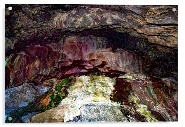 The Holy Well at holywell bay in cornwall Acrylic by Kevin Britland