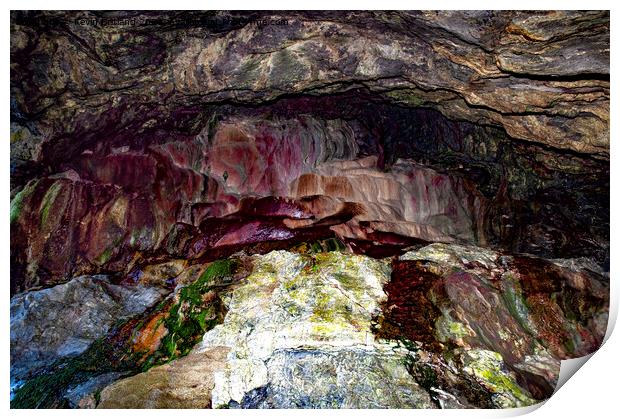 The Holy Well at holywell bay in cornwall Print by Kevin Britland