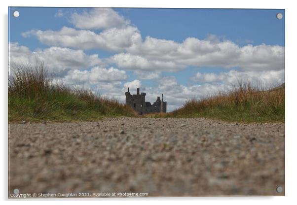 Kilchurn Castle Acrylic by Stephen Coughlan