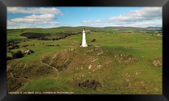 Sir John Barrow Monument Framed Print by Jay Glenn