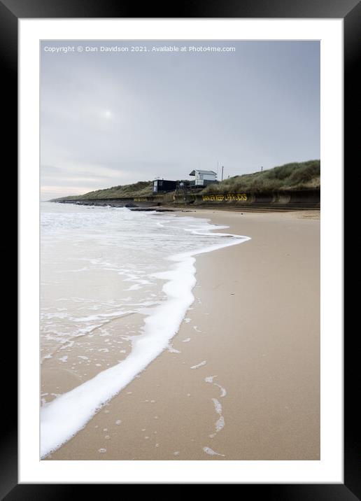 Sea Palling Beach Framed Mounted Print by Dan Davidson