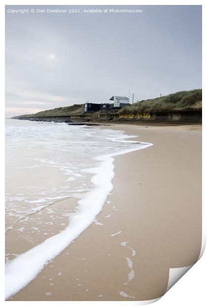 Sea Palling Beach Print by Dan Davidson