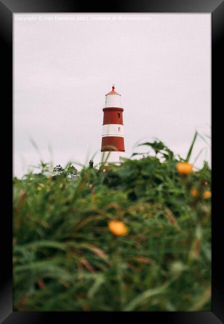 Happisburgh Peeps Framed Print by Dan Davidson