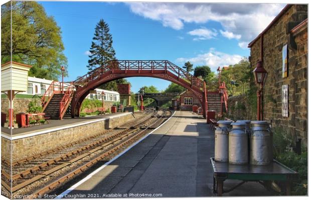 Goathland Station Canvas Print by Stephen Coughlan