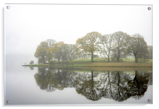 Beautiful lakeland reflections Acrylic by Robbie Spencer