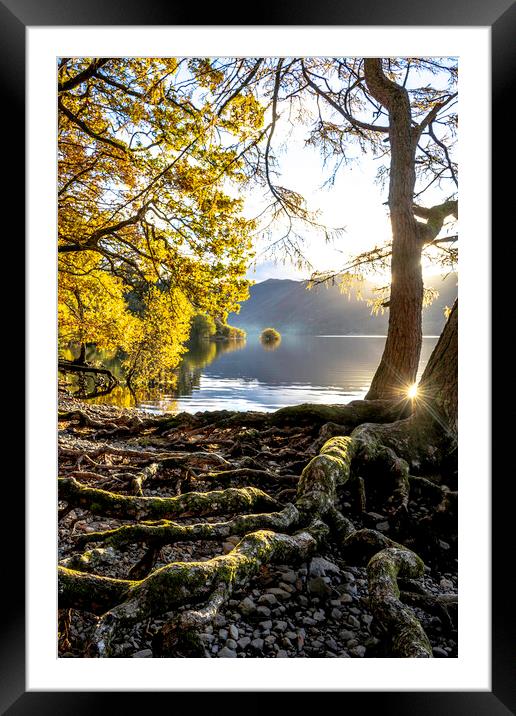 Lake District in autumn Framed Mounted Print by Robbie Spencer