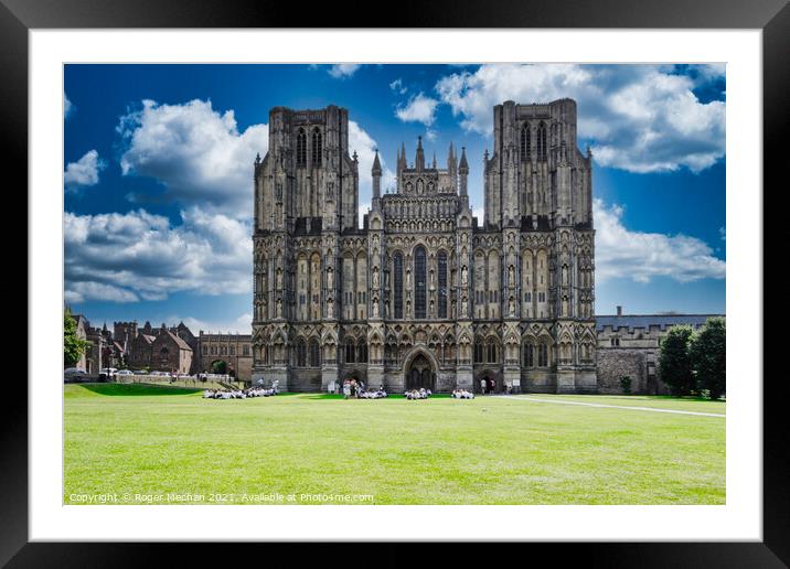 The Heavenly Wells Cathedral Framed Mounted Print by Roger Mechan