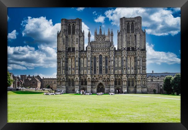 The Heavenly Wells Cathedral Framed Print by Roger Mechan