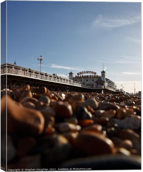 Brighton Palace Pier Canvas Print by Stephen Coughlan