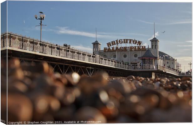 Brighton Palace Pier Canvas Print by Stephen Coughlan