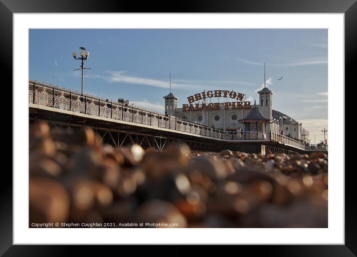 Brighton Palace Pier Framed Mounted Print by Stephen Coughlan