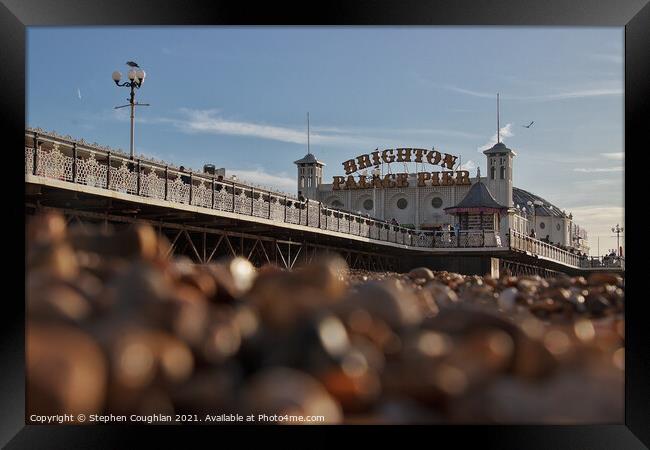 Brighton Palace Pier Framed Print by Stephen Coughlan