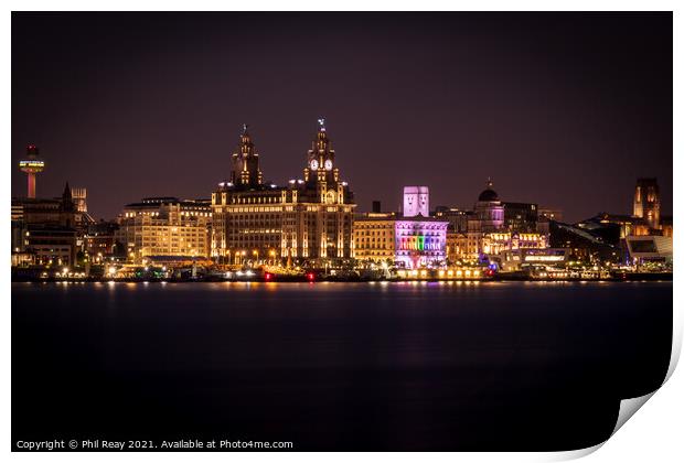 The Liver Building, Liverpool  Print by Phil Reay