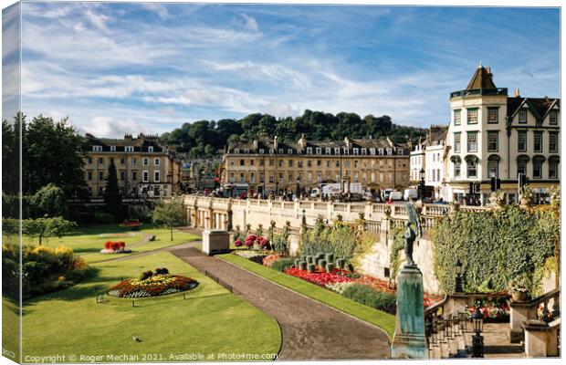 Serene Beauty of Parade Gardens Canvas Print by Roger Mechan