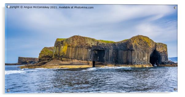 Isle of Staffa panorama Acrylic by Angus McComiskey