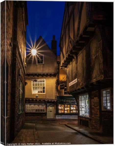 The Shambles, York Canvas Print by Gary Parker